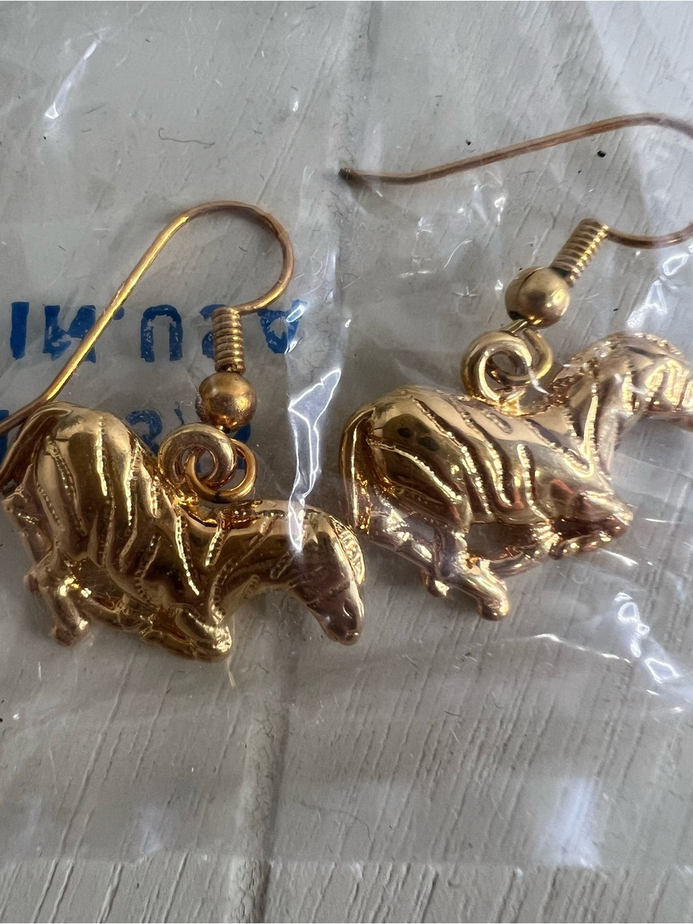 Brand New-Zebra Dangle Earrings